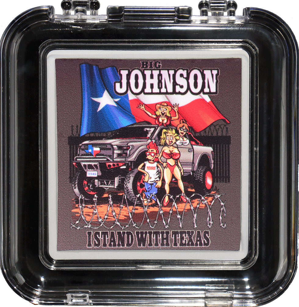 Thumbnail: Big Johnson I Stand with Texas 1 oz Silver Coin 1000 Francs CFA Cameroon 2025