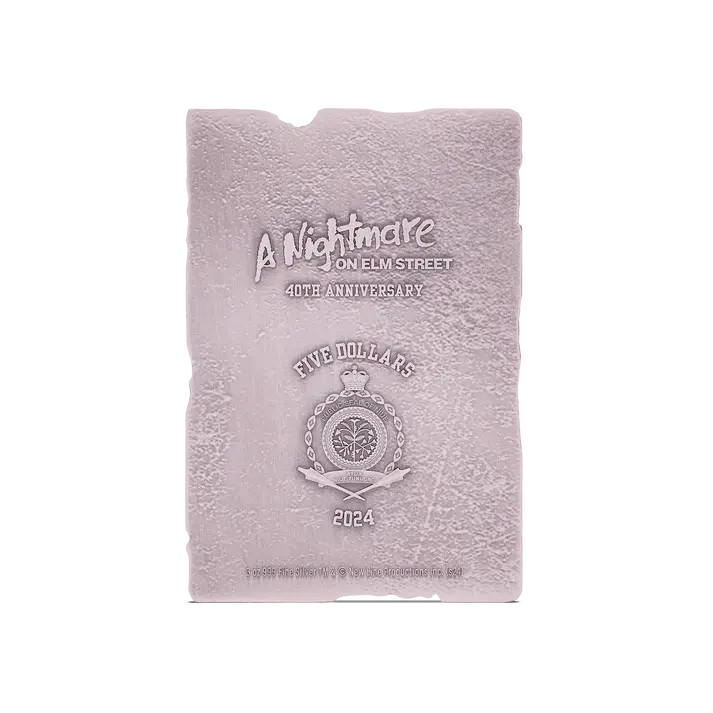 Miniaturbild: A Nightmare on Elm Street 40th Anniversary Coin 3oz Silver Coin $5 Niue 2024
