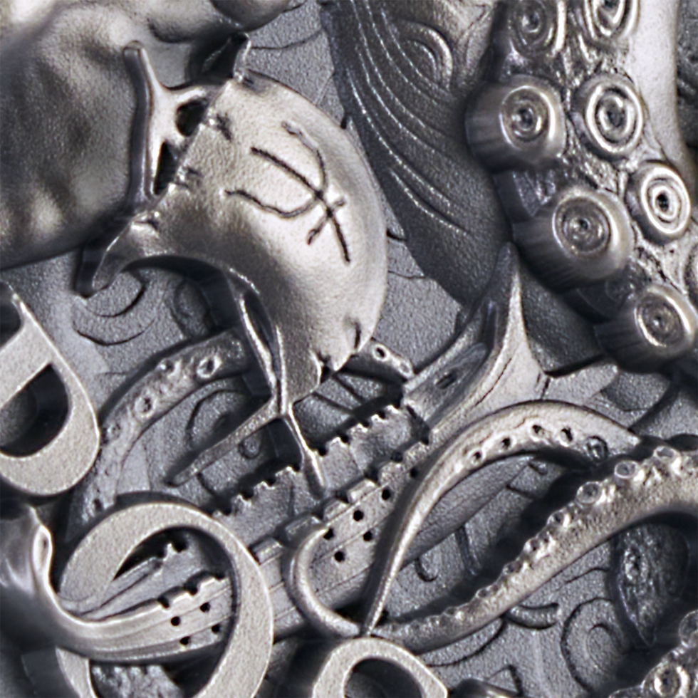 Thumbnail: POSEIDON Great Greek Mythology 3 Oz Silver Coin 3000 Francs Cameroon 2022