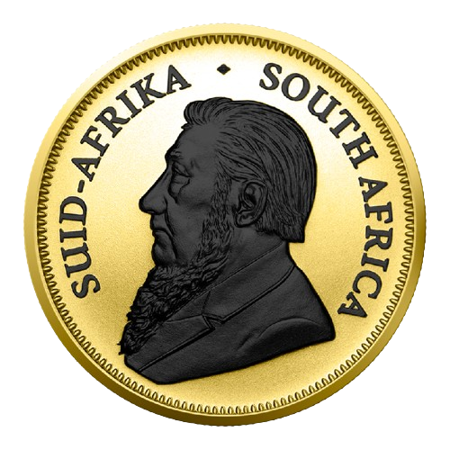 Miniatura: Krugerrand – Gold & Black Platinum 1 Rand 1oz South Africa 2024