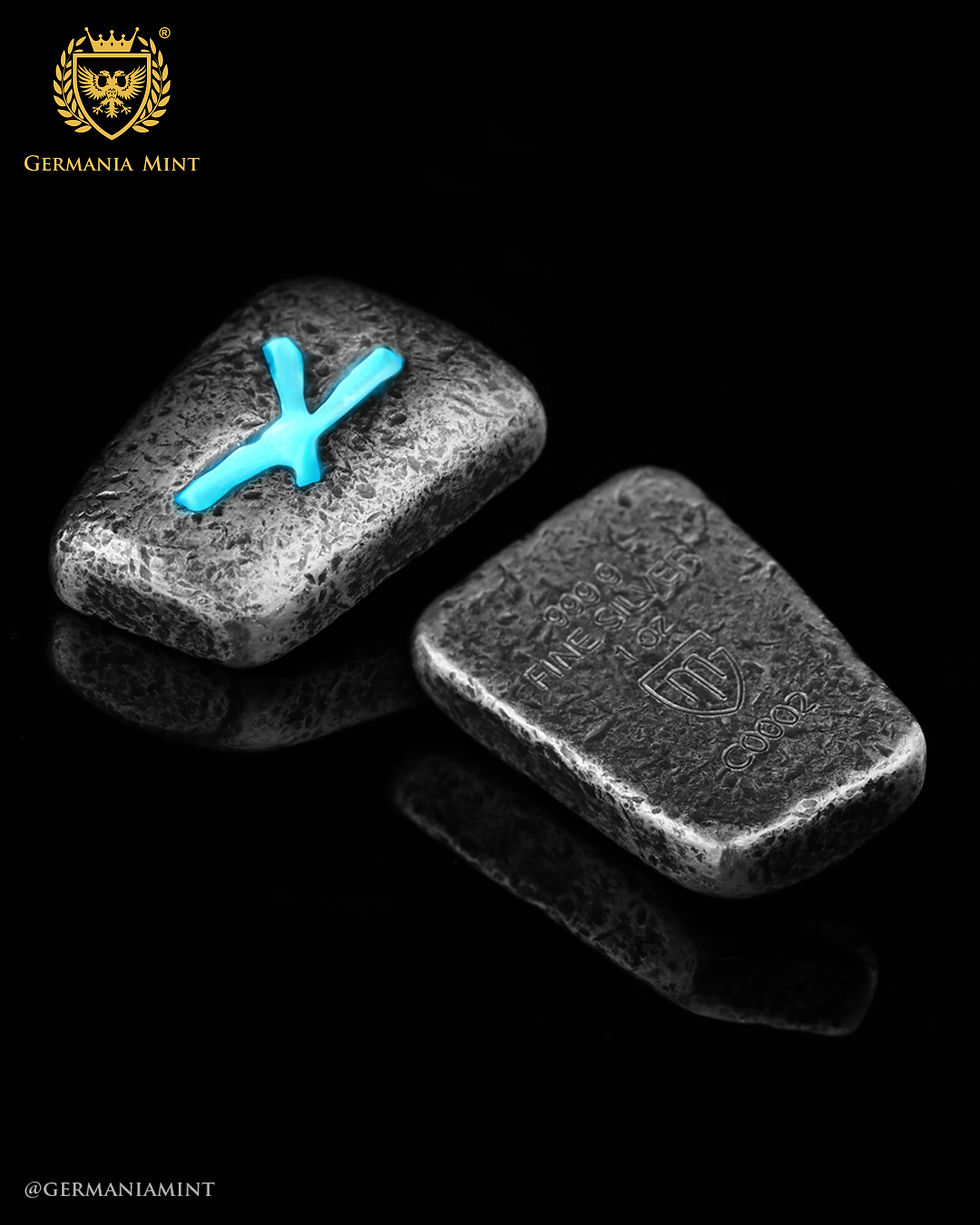 Miniatura: Naudiz Rune 1oz 999.9 Silver Coin Germania Mint 2025
