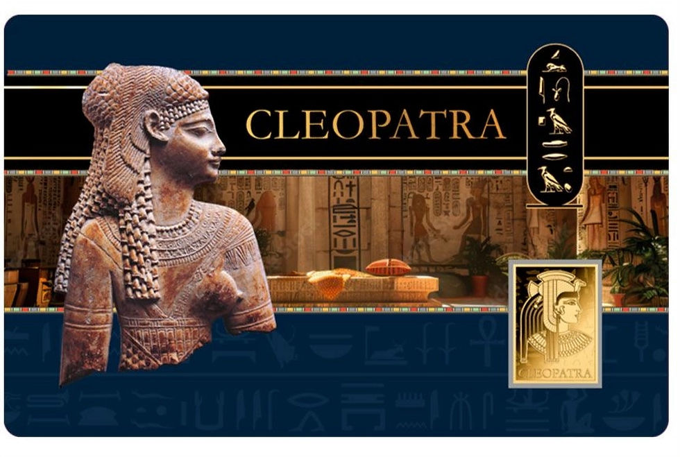 1/1000 oz 999 Fine Gold 3000 CFA Francs Chad Pharaohs Series – Cleopatra Coin
