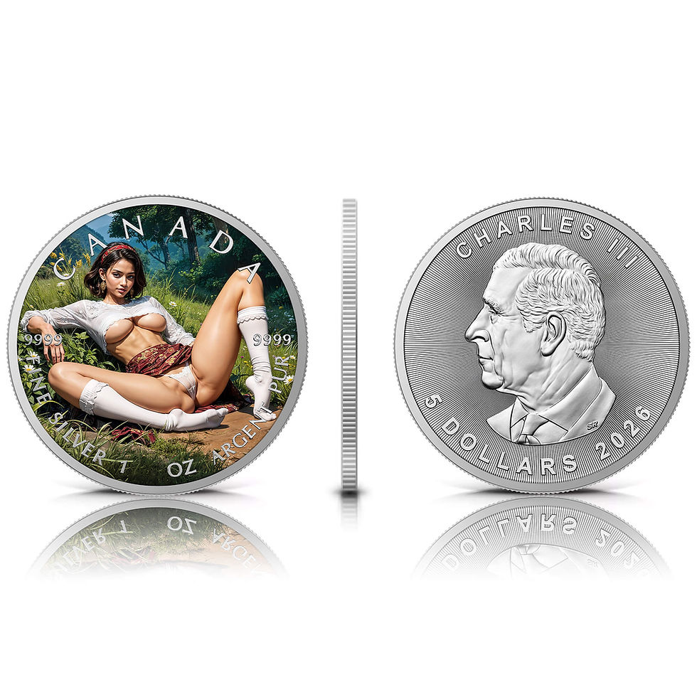 Thumbnail: Goodbye, Spring - 1 oz 999.9 Silver Coin - 5$ Canada 2026