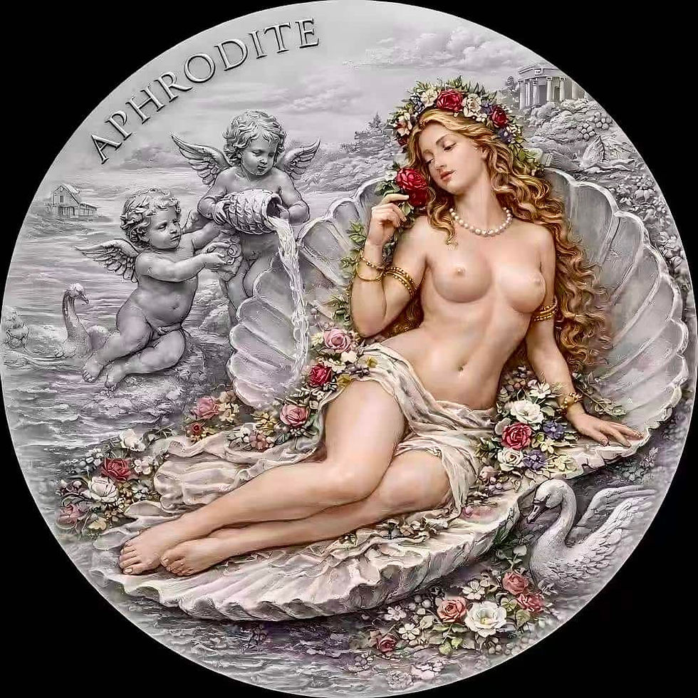 Miniaturbild: APHRODITE Dawn Upon the Sea - 2 Oz .999 Silver Coin - 2000 Francs Cameroon 2026