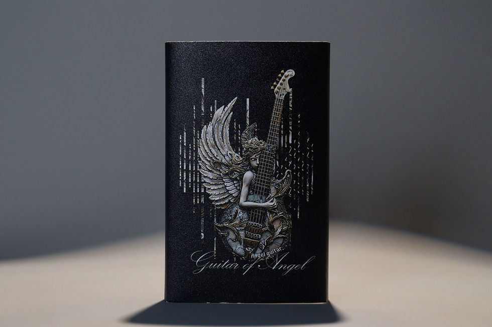 Miniature : Divine Music - Guitar of Angel - 2oz .999 High Relief Silver Coin Cameroon 2025