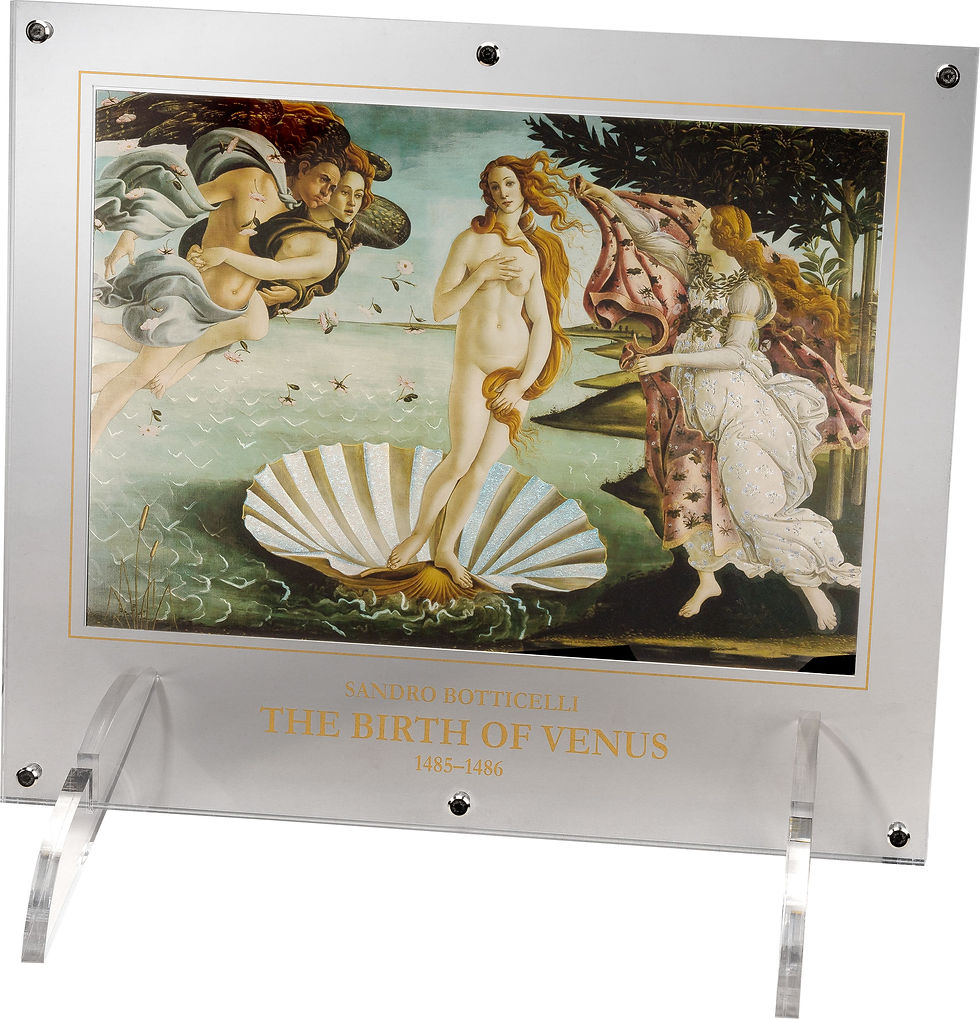 Miniatura: GIANTS OF ART - Birth of Venus by Sandro Botticelli $100 Samoa 2025