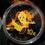 Miniaturbild: 2014 1oz ¥10 CNY Chinese Silver Burning Panda Black Ruthenium 24k Gold Gilded