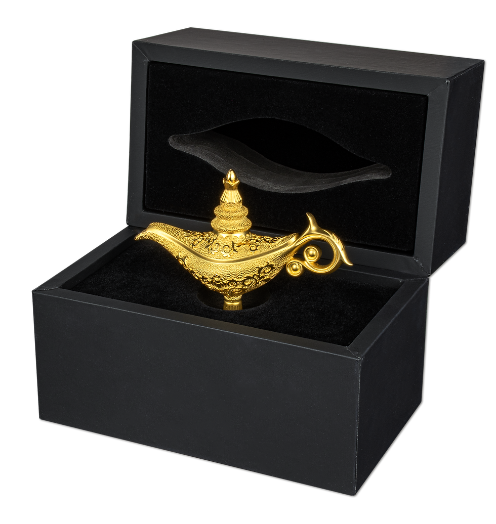 Miniatura: ALADDIN'S MAGICAL LAMP 5oz .999 Silver Djibouti 2023