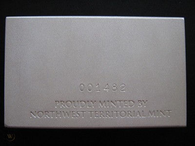 Thumbnail: First Majestic Mint 1 kg Kilo .999 Silver Bar with COA & Outer Cardboard Box