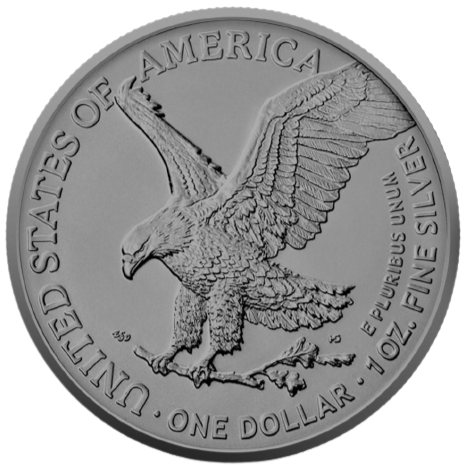 Miniatura: WINTER The Four Seasons 1oz .999 Silver $1 American Eagle Colorized Coin 2022