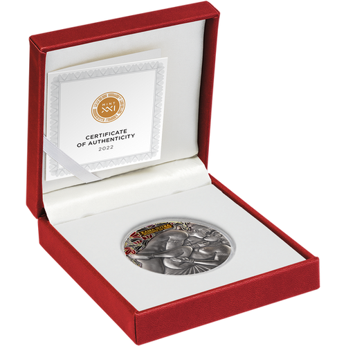 KAMA SUTRA IV Moments of Love 3 Oz Silver Coin 3000 Francs