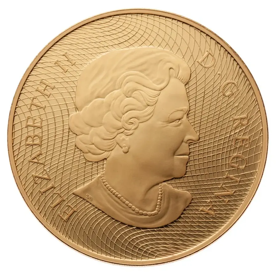 Miniature : 1900 Shinplaster Vignette of Britannia - 60 gram 14-kt. Gold 300$ Canada 2006
