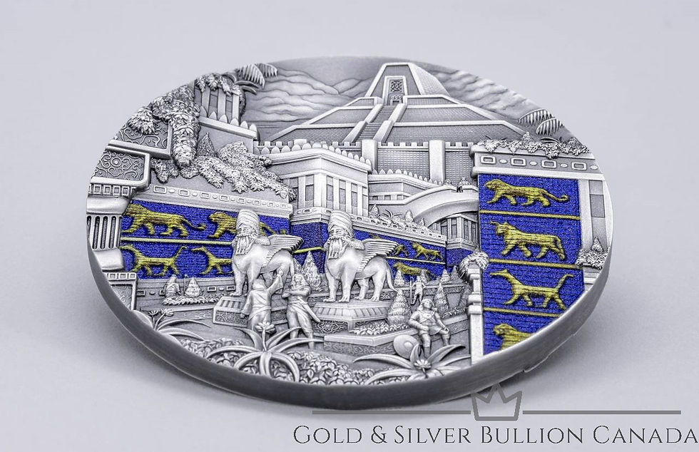 Thumbnail: BABYLON – LOST CIVILIZATIONS – 2021 $10 2 oz Pure Silver High Relief Coin – Pala