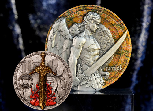 Archangel Uriel: Celestial Guardians: The 7 Archangels 2oz Silver