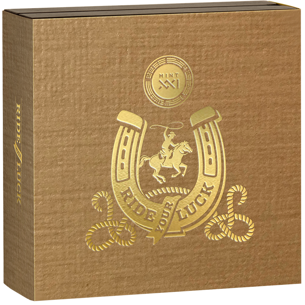 Miniatura: RIDE YOUR LUCK Lucky 2 Oz Silver Coin 2000 Francs Cameroon 2023
