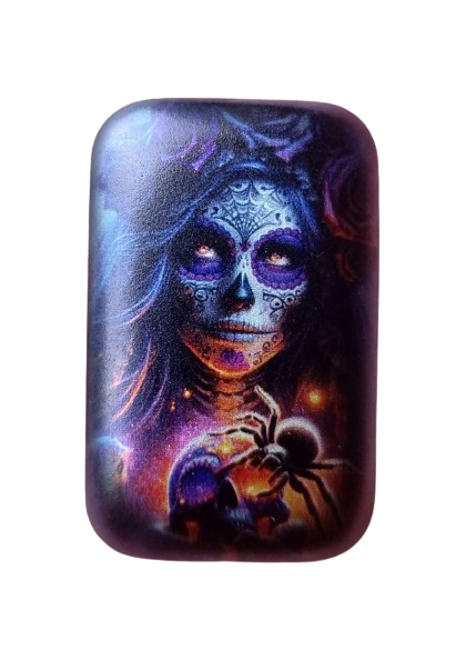 Miniatura: Dia de Los Muertos and Spider 2 oz 999.9 silver cast bar
