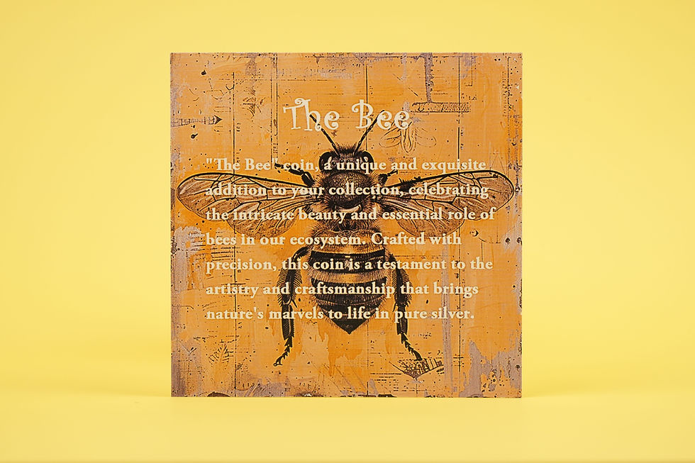Miniature : The Bee - 2oz .999 High Relief Silver Coin - 2000 Francs CFA Cameroon 2025