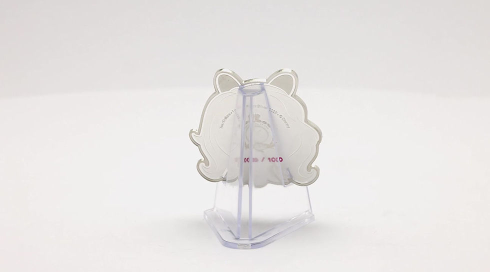 Miniatura: Disney The Muppets 70th Anniversary Miss Piggy 1 oz Silver Coin $2 Niue 2025