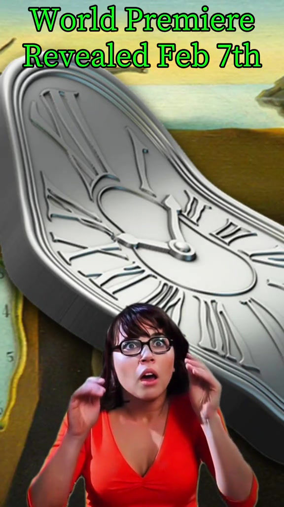 Miniaturbild: SALVADOR DALI: The "melting clock" coin - 1.5oz .999 Antique Silver $2 Niue 2024