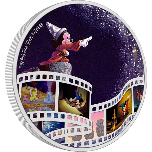 Miniaturbild: Disney Cinema Masterpieces – Fantasia 3oz Silver Coin Niue 2023