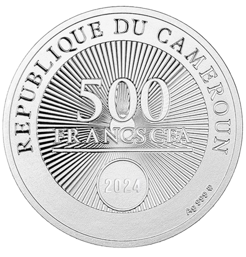 Thumbnail: ADORATION OF THE MADONNA Malczewski 170th Silver Coin 500 Francs Cameroon 2024