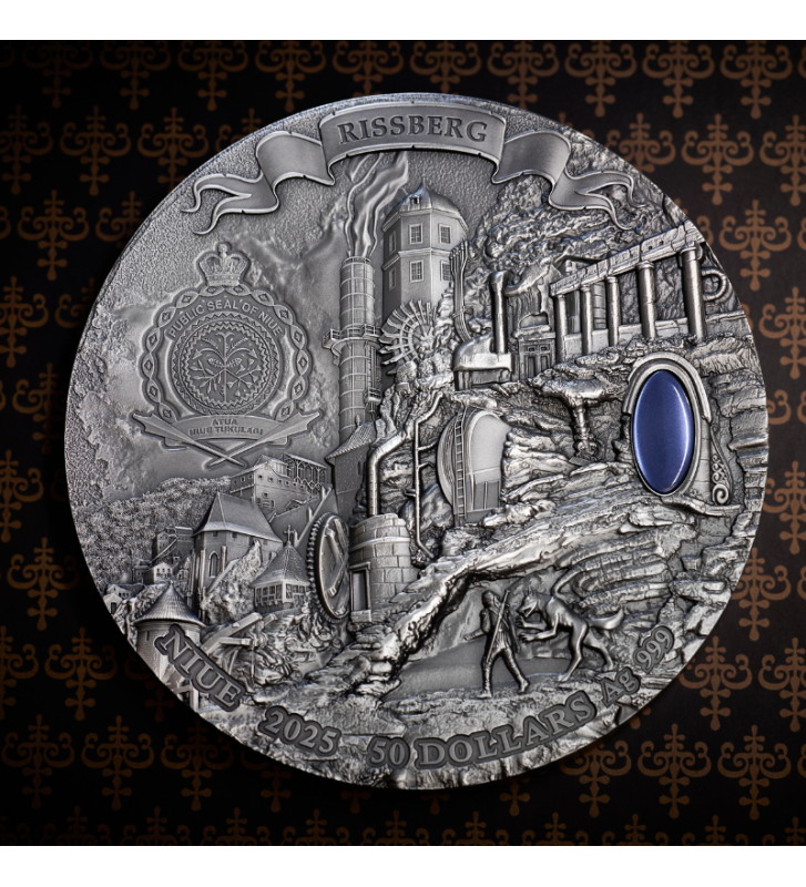 Miniatura: Season of Storms - The Witcher Book Series, 1kg Kilo High Relief Silver 2025