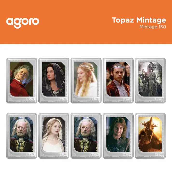 Thumbnail: Wagner Bros THE LORD OF THE RINGS - Tradings Coins - Agoro 2024