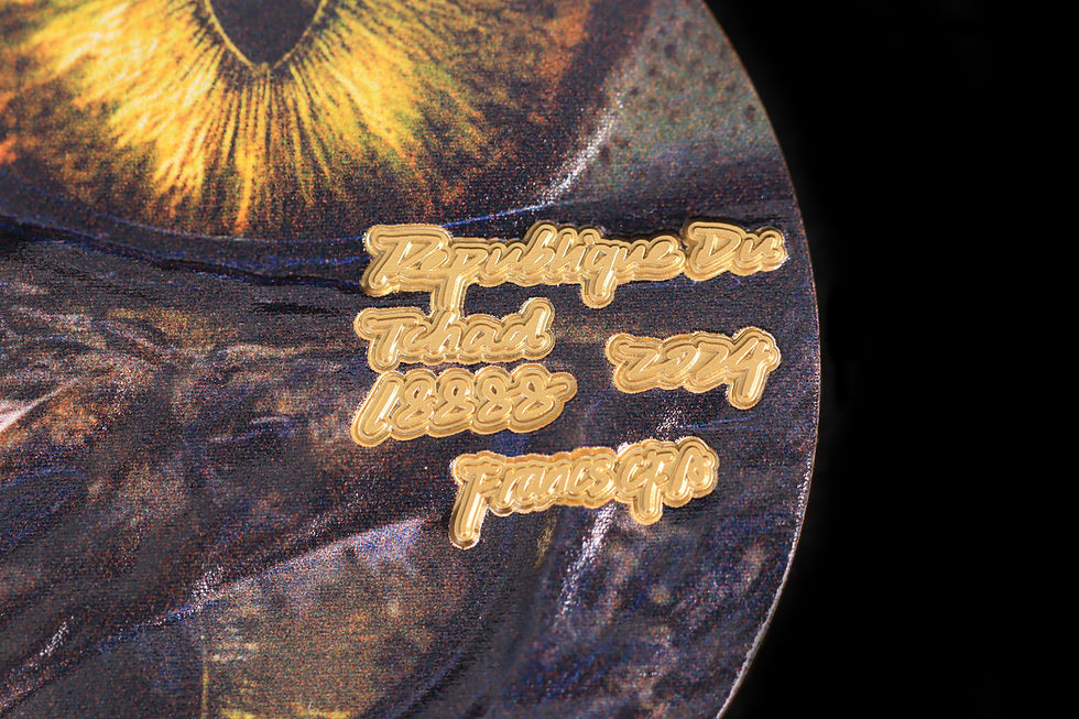 Thumbnail: NINE DRAGON: INFERNO TORCH DRAGON Gold Glided 5 Oz Silver 18888 Franc Chad 2024