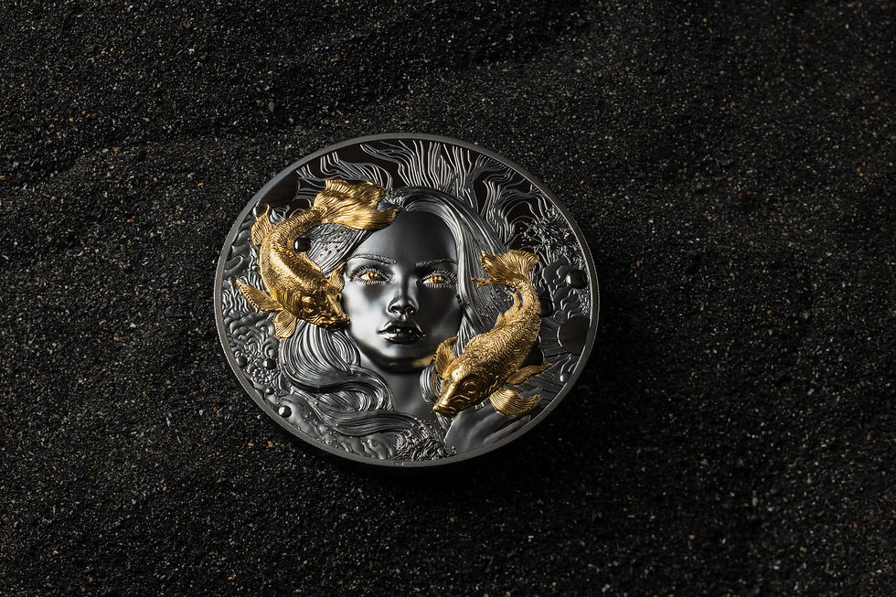 Miniatura: GODDESS OF WATER 2 Oz Silver Coin 10$ Palau 2024
