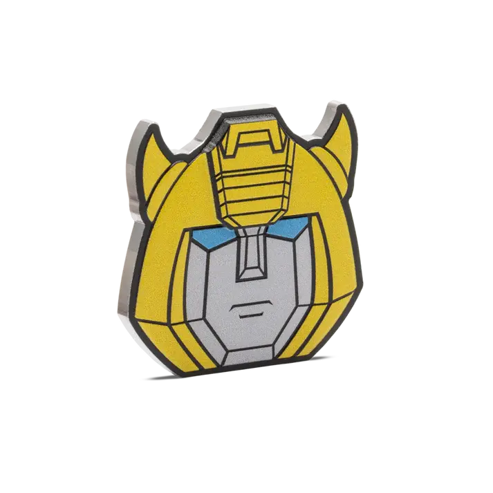 Thumbnail: Transformers Heads - Bumblebee - 1oz .999 Silver Coin