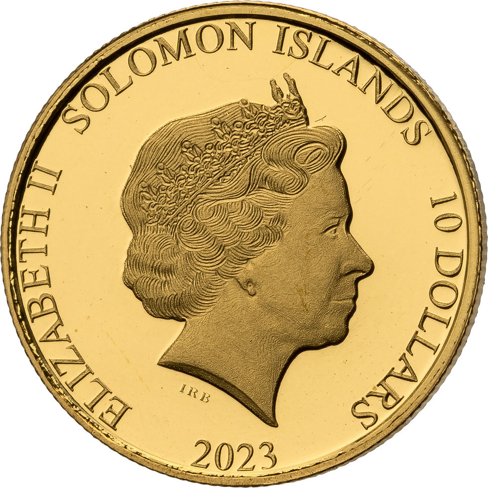Miniaturbild: Shades of Gold - Red Panda 3 x 0.5g 999.99 Gold coin Solomon 2023
