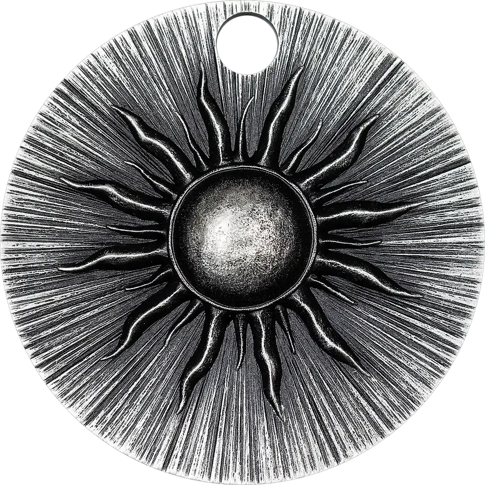 Miniature : Talisman: Luminara - 1oz 999.9 Dark Antiqued Silver Coin - 10$ Cook Islands 2026