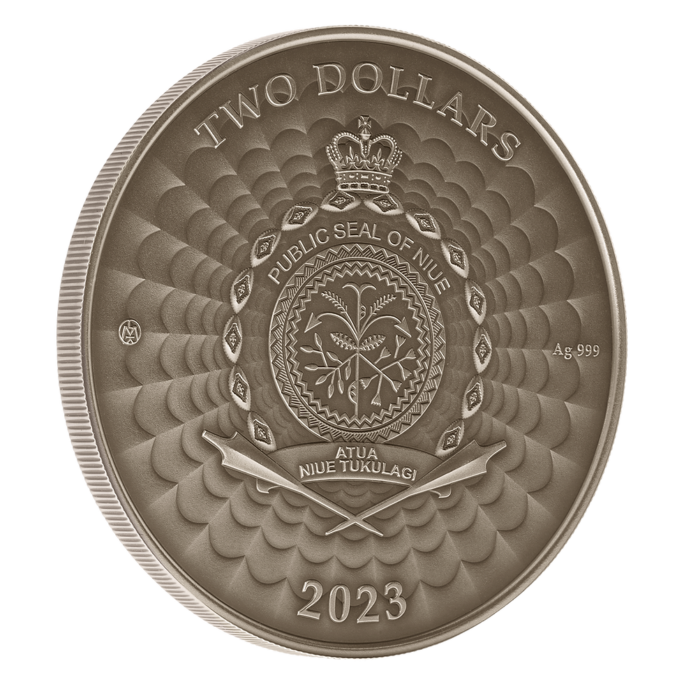 Miniatura: DWARVES World of Cryptids series 1 oz .999 Silver Coin Niue 2023