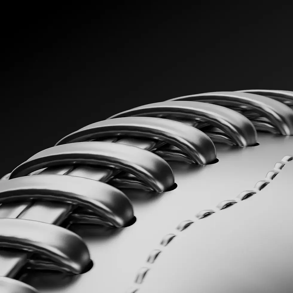 Miniatura: 3D American Football - 2 oz .999 Silver Coin - 5$ Niue 2025