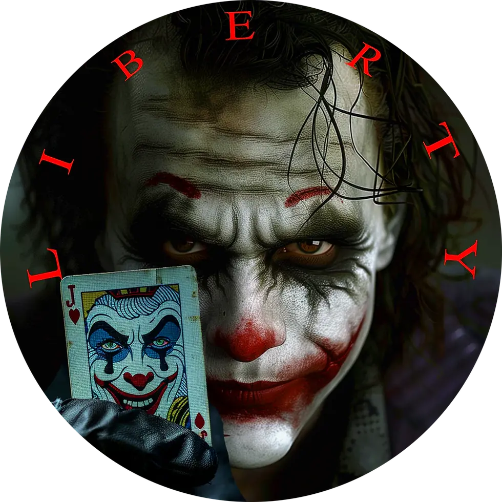 Miniatura: 2024 Silver Eagle .999 1oz Silver Coin "The Joker" Why So Serious