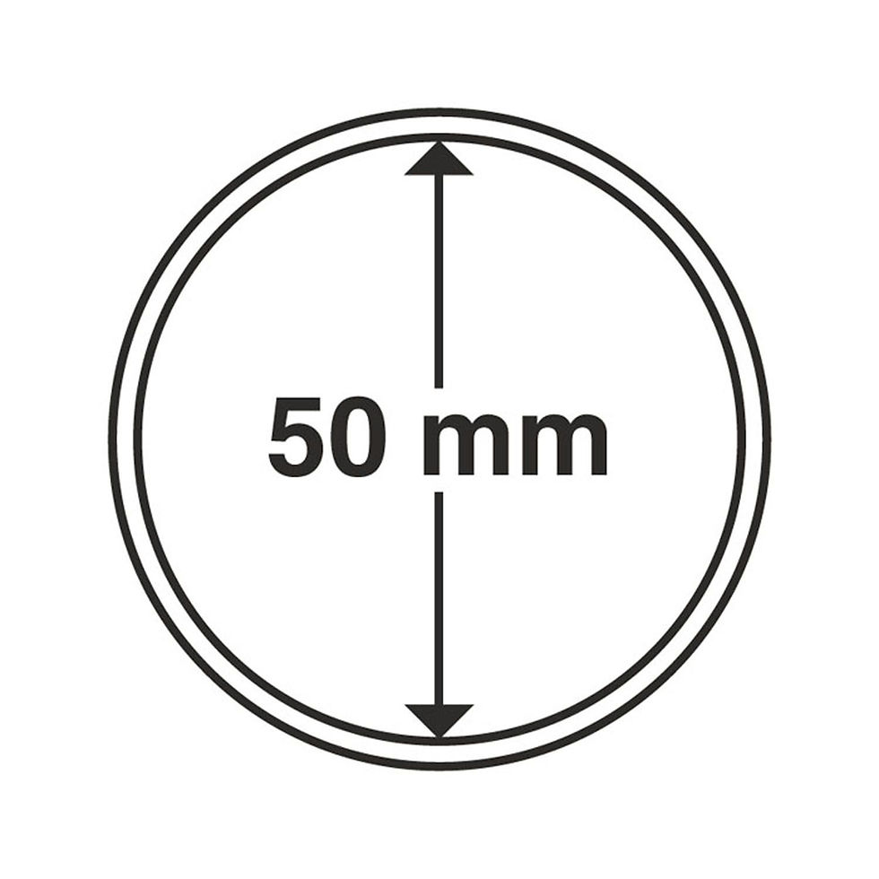 Miniatura: Clear Plastic Coin Capsules Premium Quality 50 mm and 60 mm