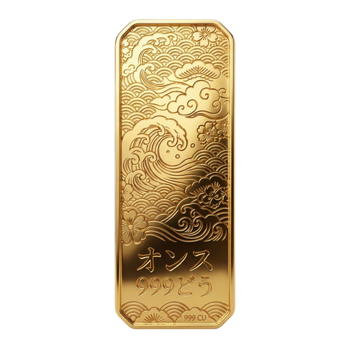 ANCIENT LEGACIES: JAPAN - 1oz .999 24kt Gold Glided Colorized