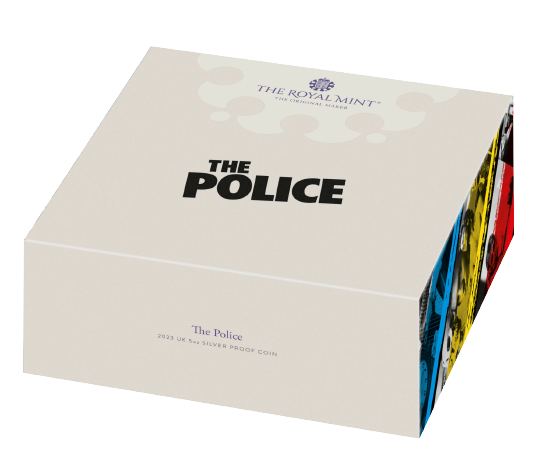Miniatura: THE POLICE 5Oz .999 Silver United Kingdom 2023