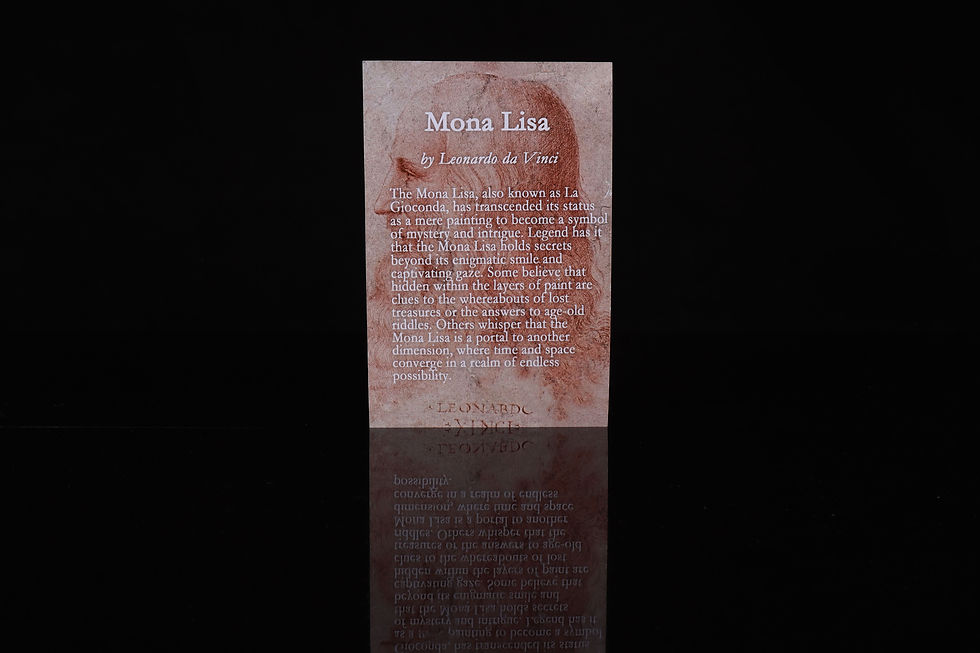 Miniature : Mona Lisa by Leonardo da Vinci - 1oz .999 Silver 1000 Francs CFA Cameroon 2025