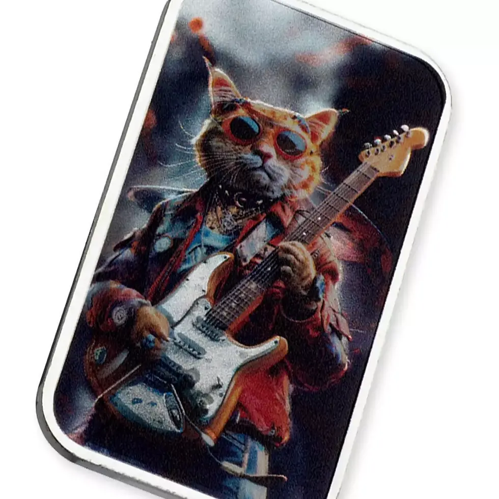 Miniatura: Jimmy - Human Cats - 1 oz .999 Silver Colorized Bar (Limited Edition)