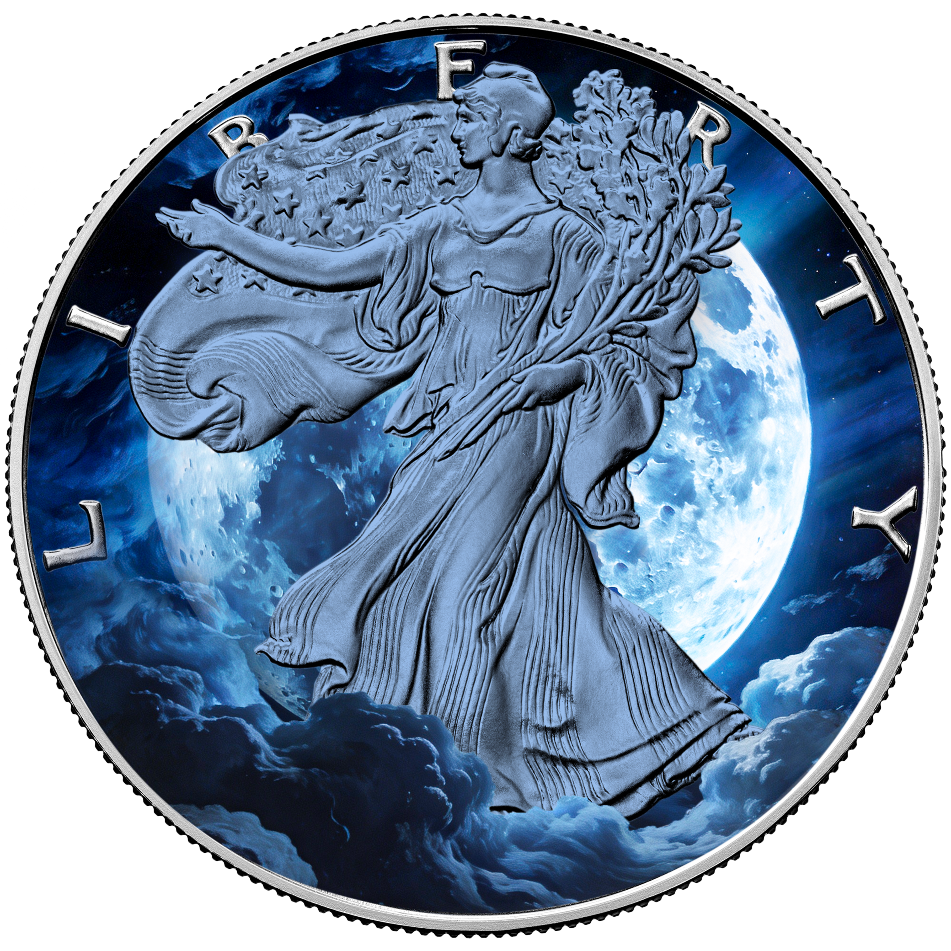 Canada Maple Leaf Moon Edition - 1 oz 999.9 Silver Coin - 5$ Canada 2026