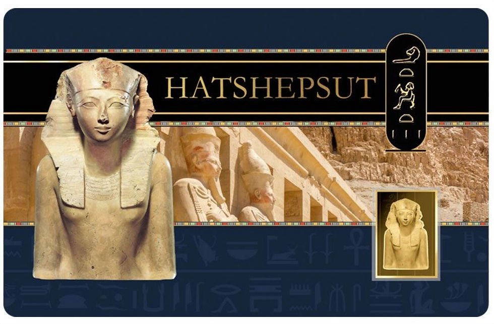 1/1000 oz 999 Fine Gold 3000 CFA Francs Chad Pharaohs Series – Hatshepsut Coin