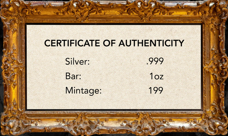 Miniaturbild: Chromatics The Scream by Edvard Munch - Fine Art Series - 1 oz .999 Silver Bar