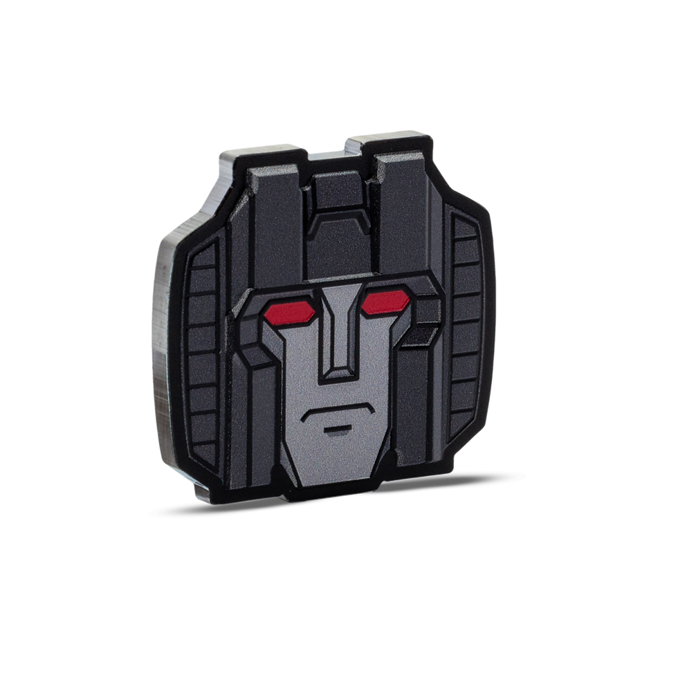 Thumbnail: Transformers Heads - Starscream - 1oz .999 Silver Coin