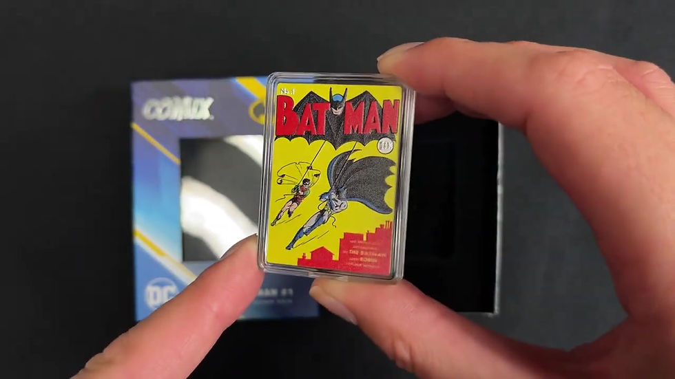 Miniatura: COMIX - BATMAN #1 - 1 Uncja Srebrna Moneta Mennica Nz 2023