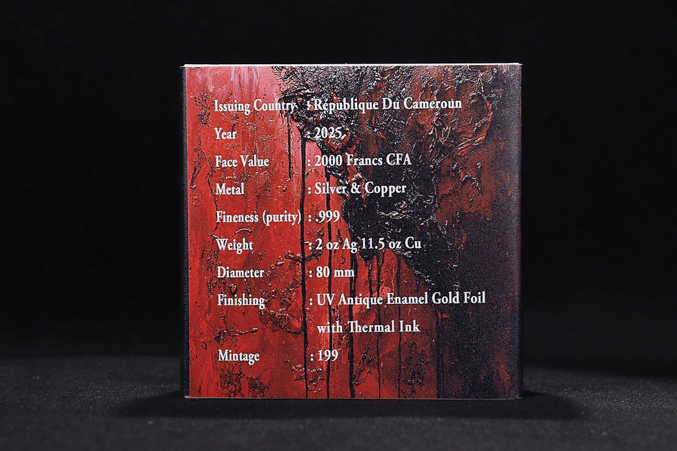 Miniature : Asylum - 2 oz .999 High Relief Silver Coin - 2000 Francs CFA Cameroon 2025
