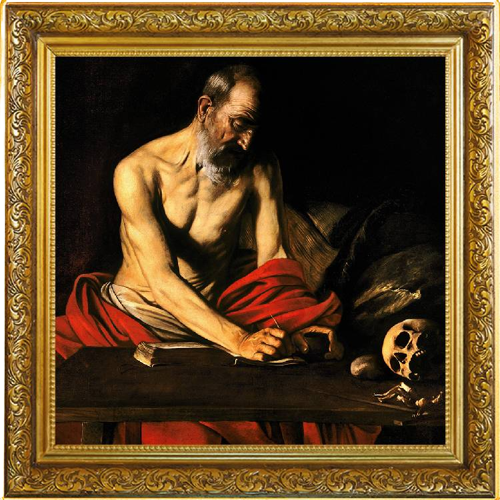 SAINT JEROME WRITING Caravaggio 1 Oz Silver Coin 1$ Niue 2022