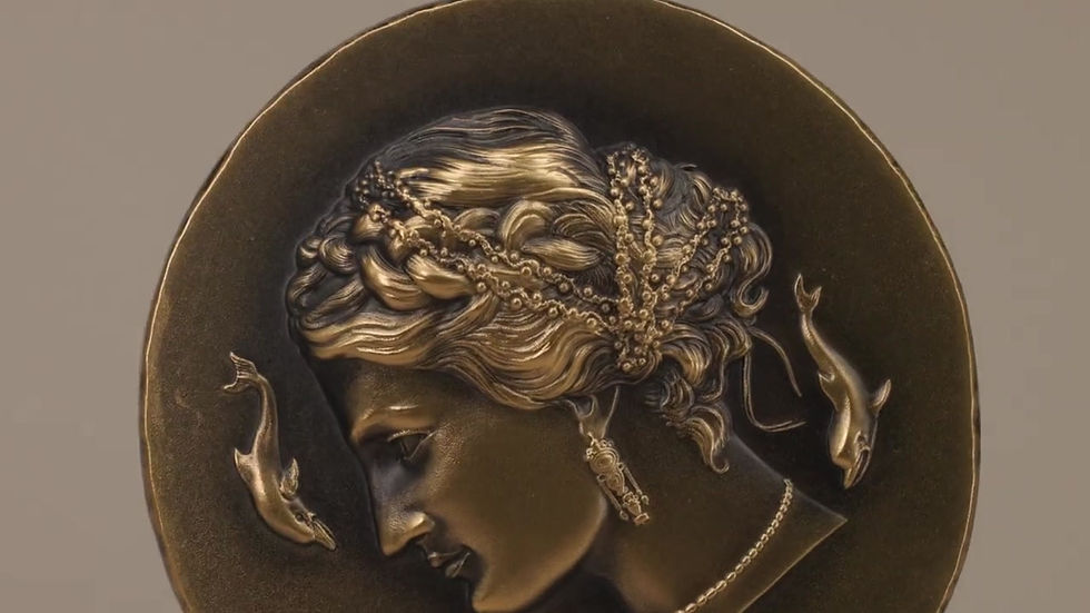Miniatura: ARETHUSA Numismatic Icon 1 Oz Gold Coin 250$ Cook Islands 2023