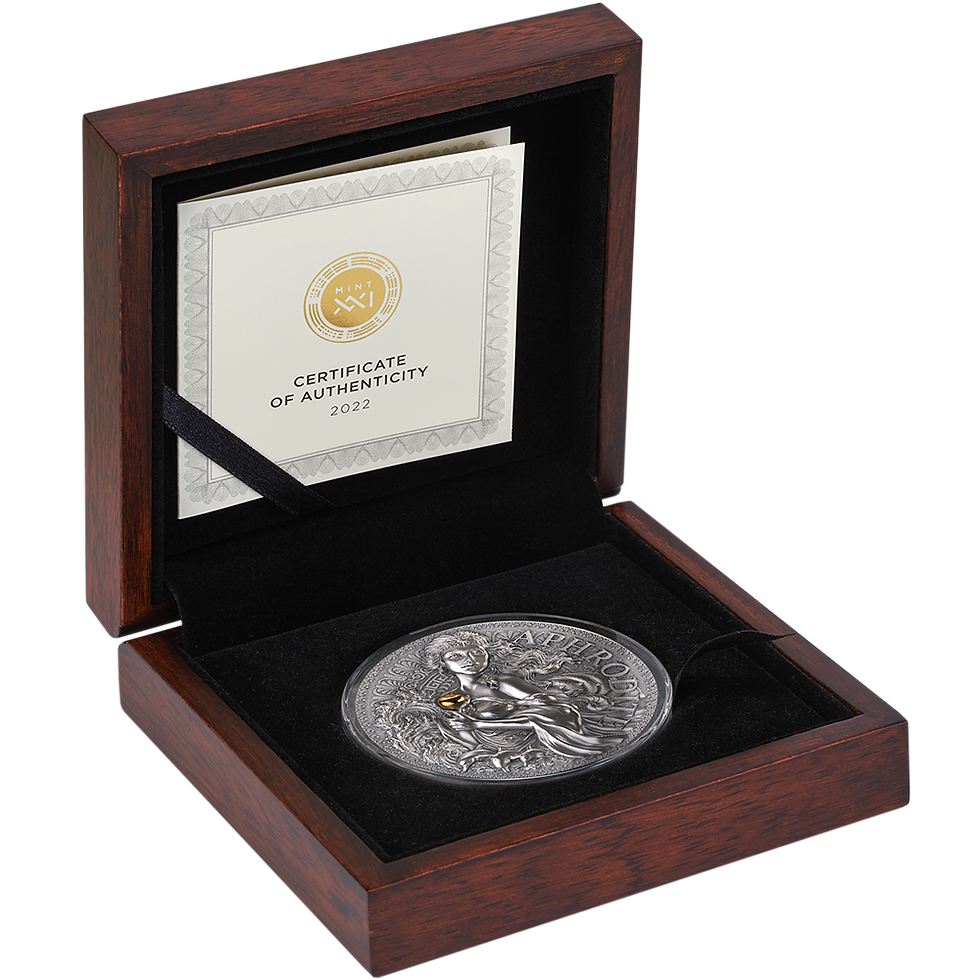 Miniatura: APHRODITE Great Greek Mythology 2 Oz Silver Coin 2000 Francs Cameroon 2022