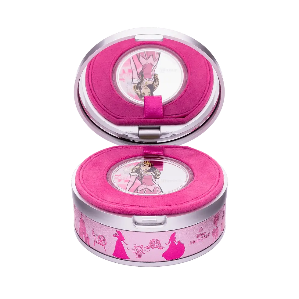 Miniatura: Disney Princess Aurora 1 oz Silver Colorized Proof Coin $2 Niue 2024